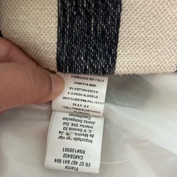 Striped Blazer with Pearl Detail - Picture 9 of 14